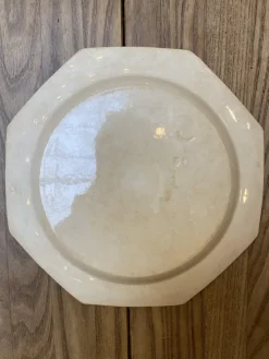 Pamono Octagonal Plate from Creil & Montereau> Dinner Plates & Bowls