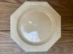Pamono Octagonal Plate from Creil & Montereau> Dinner Plates & Bowls