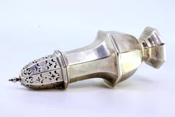 Pamono Octagonal Silver Sprinkler with Knob Lid and Base Grooves><noscript><img width=
