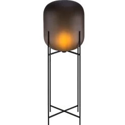 Online Pamono Oda Big Smoky Grey Acetato Black Floor Lamp by Pulpo
