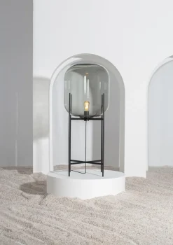 Clearance Pamono Oda Black Floorlight from Pulpo