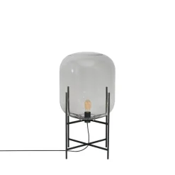 Discount Pamono Oda Medium Steel Grey Black Floor Lamp by Pulpo