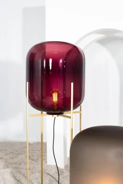 Online Pamono Oda Small Amber Black Table Lamp from Pulpo