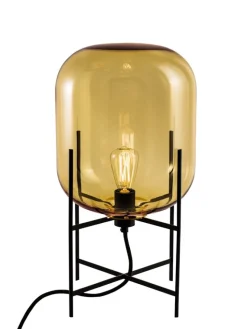 Pamono Oda Small in Amber and Black by Sebastian Herkner for Pulpo> Table Lamps