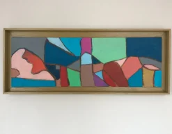 Pamono Odile Trampont / Baltran, Point Central Ciel, Acrylic on Canvas> Painting