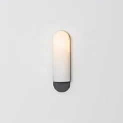 Pamono Odyssey LG Black Wall Sconce by Schwung