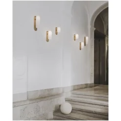 Hot Pamono Odyssey MD Brass Wall Sconce by Schwung