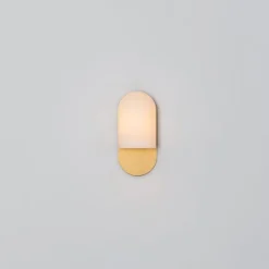 Pamono Odyssey SM Brass Wall Sconce by Schwung><noscript><img width=