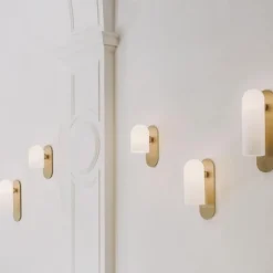 Pamono Odyssey SM Brass Wall Sconce by Schwung><noscript><img width=