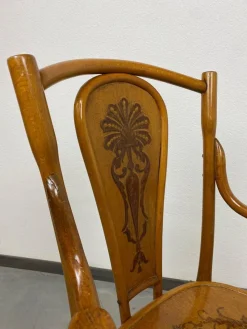 Pamono Office Chair attributed to Jacob & Josef Kohn, 1890s><noscript><img width=