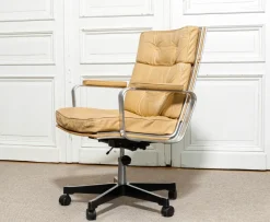 Pamono Office Chair attributed to Karl-Erik Ekselius for JOC Möbel, Vetlanda, Sweden, 1960s