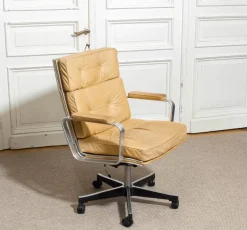 Pamono Office Chair attributed to Karl-Erik Ekselius for JOC Möbel, Vetlanda, Sweden, 1960s