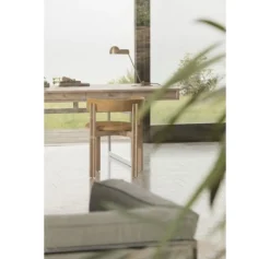 Pamono Office Desk in Walnut and Stainless Steel Frame by Bodil Kjaer for Karakter><noscript><img width=
