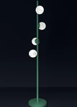 Pamono Ofione Freedom Green Metal Floor Lamp by Alabastro Italiano> Floor Lamps
