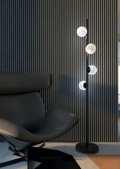 Pamono Ofione Freedom Green Metal Floor Lamp by Alabastro Italiano><noscript><img width=