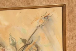 Pamono Oil Painting by T. Rossi, 1940s><noscript><img width=
