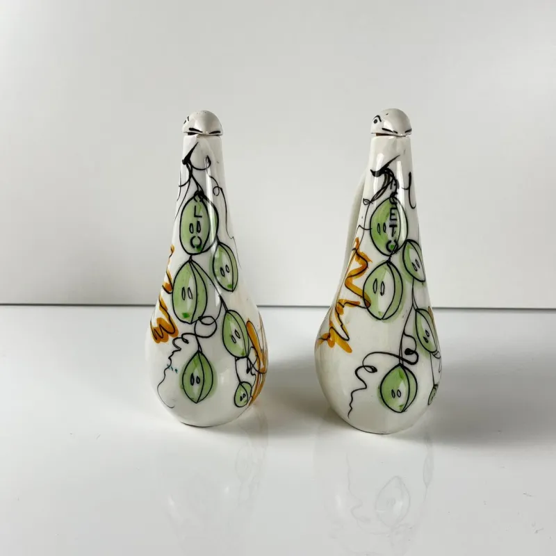Outlet Pamono Oil, Vinegar, Salt and Pepper Set, Italy, 1950s, Set of 4