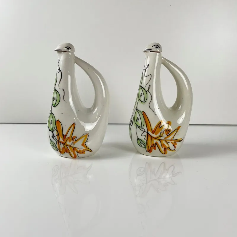 Outlet Pamono Oil, Vinegar, Salt and Pepper Set, Italy, 1950s, Set of 4