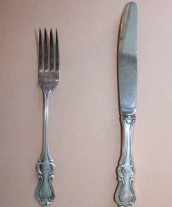 Hot Pamono Olga Cutlery Set in Silver from Kultakeskus Oy, Set of 30