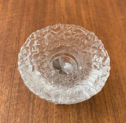 Pamono Olympics Glass Candle Holder by Lars Hellsten for Orrefors, Sweden, 1984><noscript><img width=