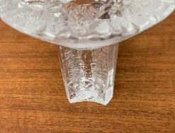 Pamono Olympics Glass Candle Holder by Lars Hellsten for Orrefors, Sweden, 1984><noscript><img width=