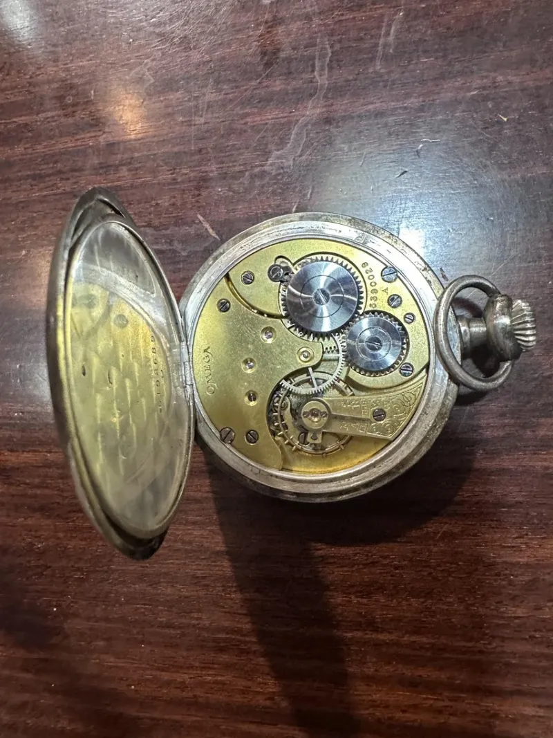 New Pamono Omega Pocket Watch in Silver