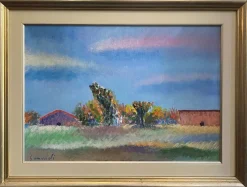 Pamono Omiccioli, Landscape, Oil Painting, Framed> Painting
