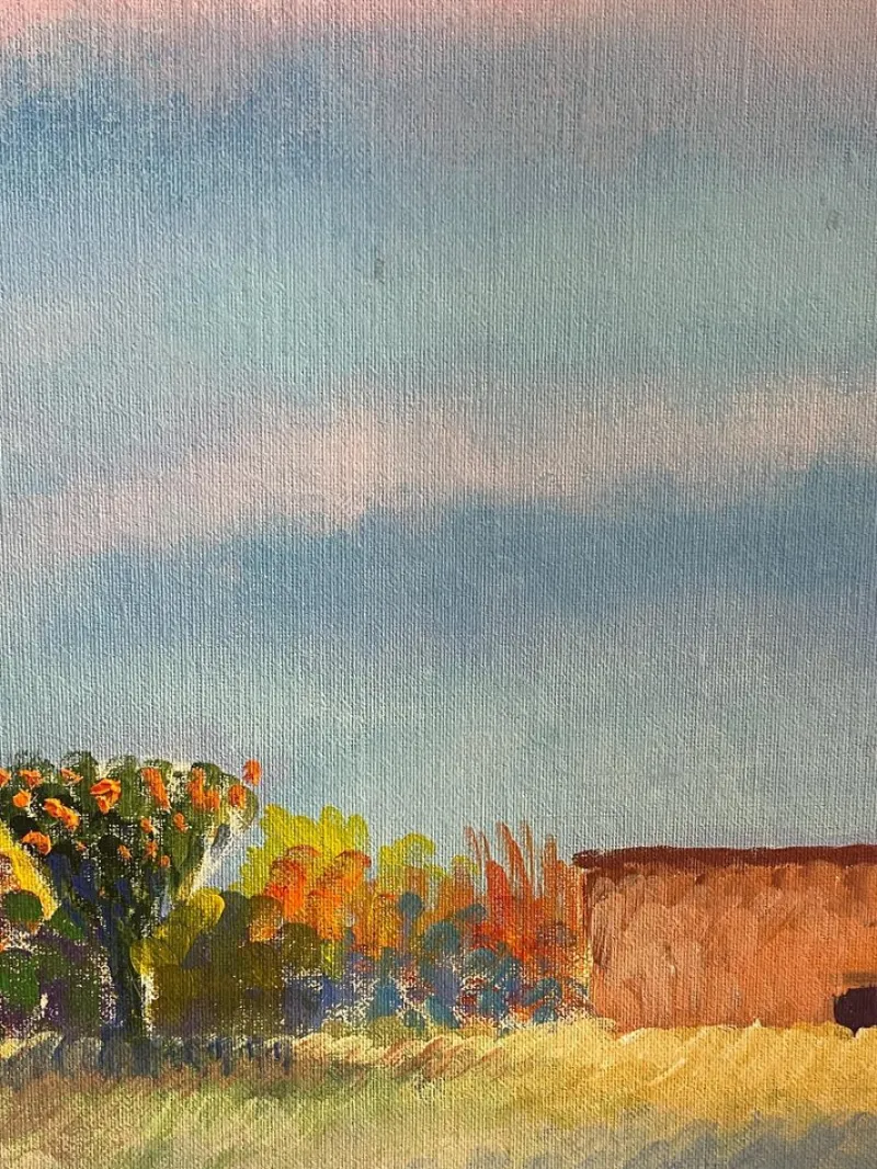 Pamono Omiccioli, Landscape, Oil Painting, Framed> Painting