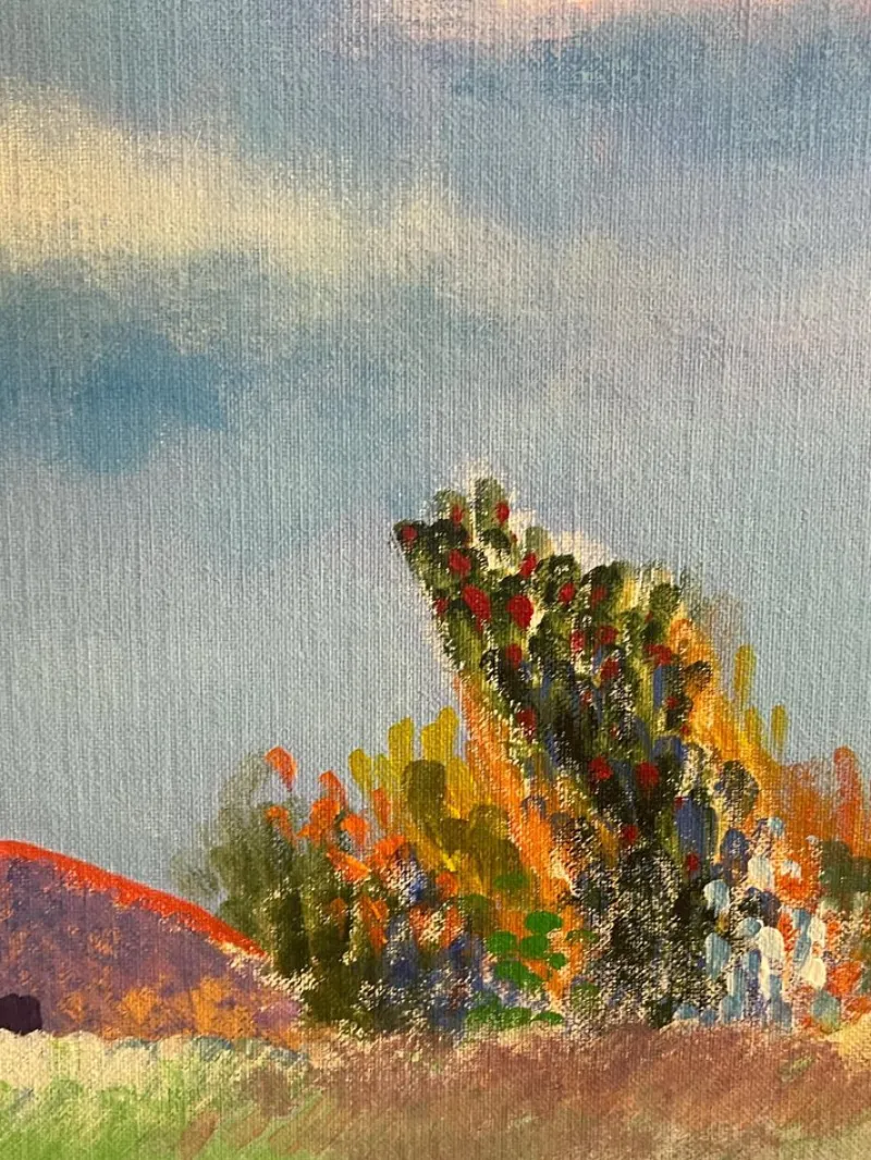 Pamono Omiccioli, Landscape, Oil Painting, Framed> Painting