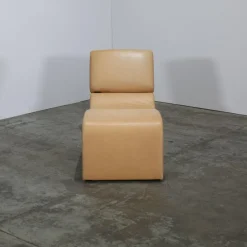 Outlet Pamono Onda Chaise Longue in Leather from Cor