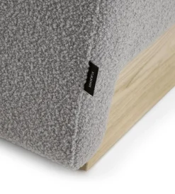 Pamono Onigiri Wool and Oak Pouf by Morica Design