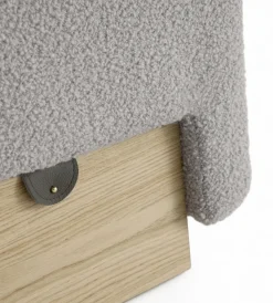 Pamono Onigiri Wool and Oak Pouf by Morica Design