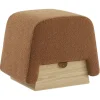Pamono Onigiri Wool and Oak Pouf by Morica Design> Seating