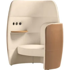 Pamono Only Ju Relax Pod Seating with Oak Shelf and USB Socket by Quinti Sedute> Seating