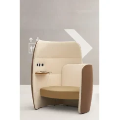 Pamono Only Ju Relax Pod Seating with Oak Shelf and USB Socket by Quinti Sedute> Seating