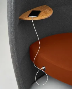 Pamono Only Ju Relax Pod Seating with Oak Shelf and USB Socket by Quinti Sedute><noscript><img width=