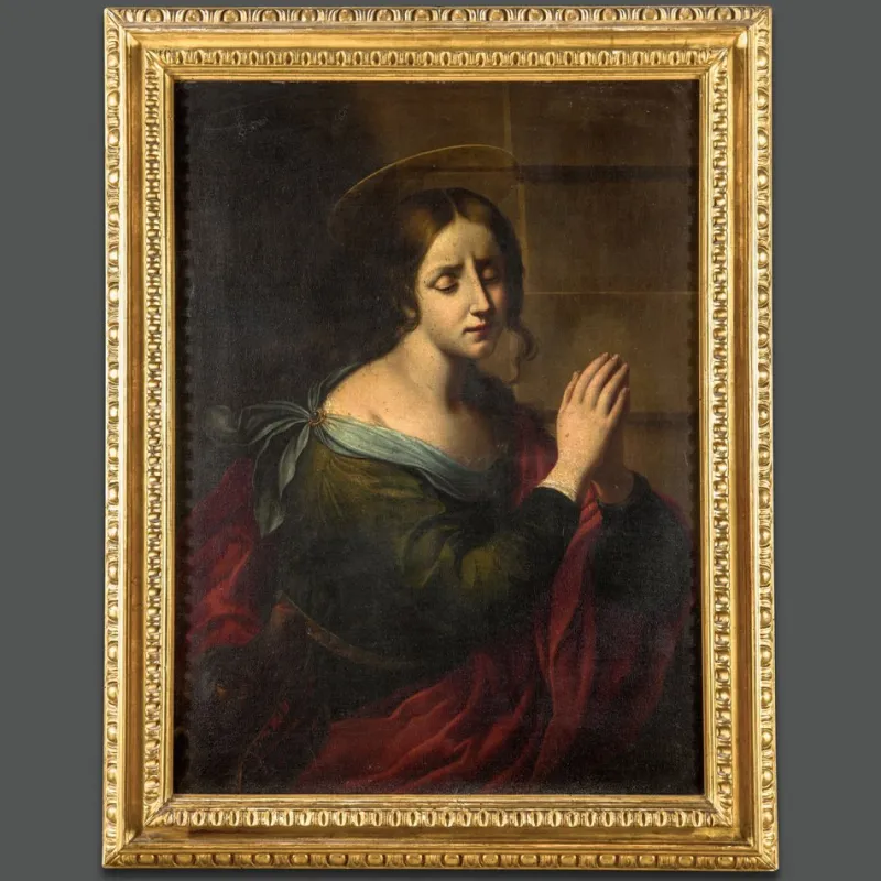 Pamono Onorio Marinari, St Margaret, 1600s, Oil on Canvas> Old Masters