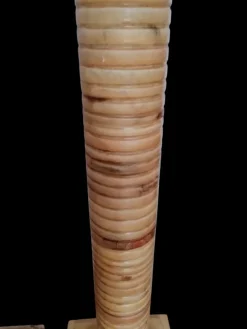 Pamono Onyx Columns Worked in Layers, 1920s, Set of 2><noscript><img width=