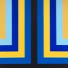 Outlet Pamono OP Art, Concrete Art, Screen Print, 1970s