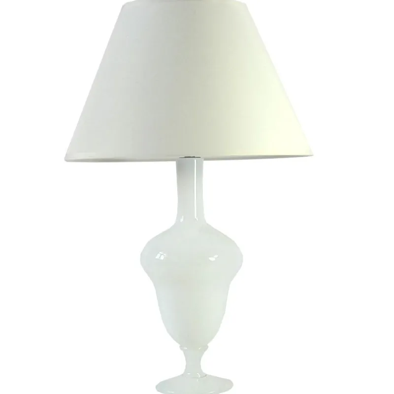 Pamono Opal Glass Table Lamp from Sevres, France, 1950s> Table Lamps