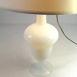 Pamono Opal Glass Table Lamp from Sevres, France, 1950s><noscript><img width=