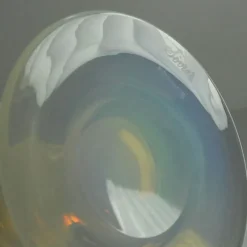 Pamono Opal Glass Table Lamp from Sevres, France, 1950s><noscript><img width=