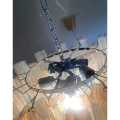 Pamono Opal Tronchi Chandelier in Murano Glass by Simoeng><noscript><img width=