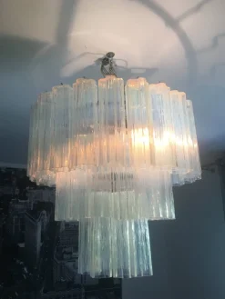 Pamono Opal Trunks Murano Glass Chandelier from Murano> Ceiling Lights