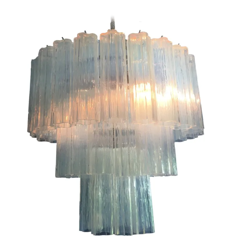 Pamono Opal Trunks Murano Glass Chandelier from Murano> Ceiling Lights