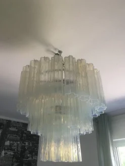 Pamono Opal Trunks Murano Glass Chandelier from Murano><noscript><img width=