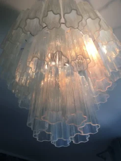 Pamono Opal Trunks Murano Glass Chandelier from Murano><noscript><img width=