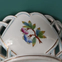 Outlet Pamono Openwork Basket from Herend, 1970s