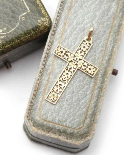 Pamono Openwork Religious Cross Pendant><noscript><img width=