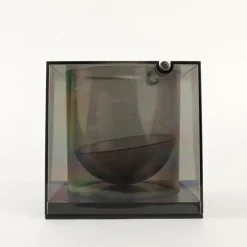 Clearance Pamono Opi Ice Bucket in Acrylic Glass and Silver by Cini & Nils Milano